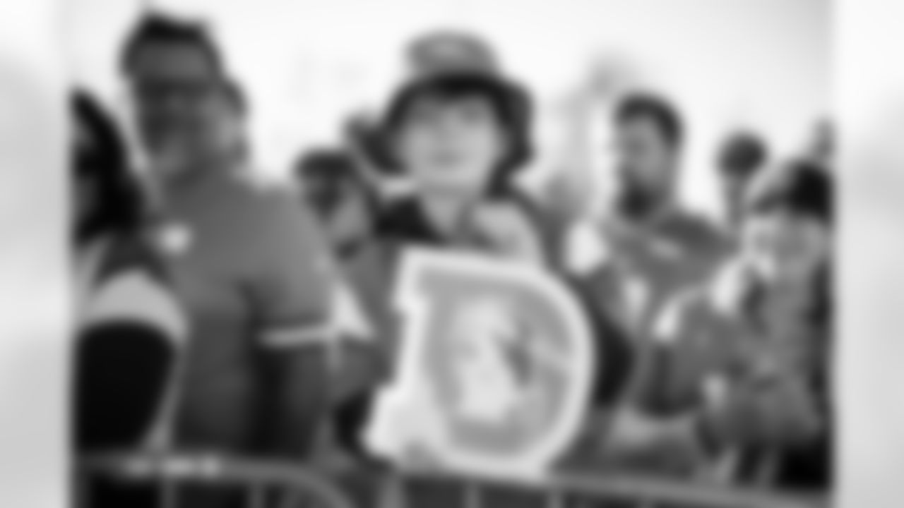 Fans before the Broncos' Week 10 game against the Las Vegas Raiders at Empower Field at Mile High in Denver, Colorado on November 6, 2025. Photo by Ben Swanson / Denver Broncos