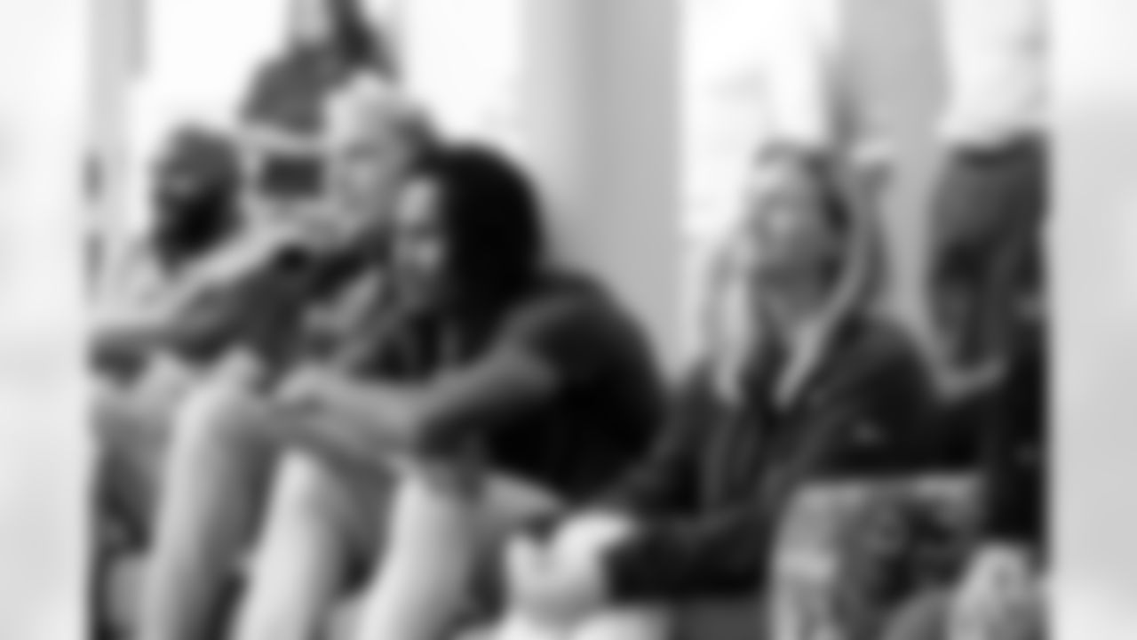 Carrie Walton Penner during a visit to the Arkansas Valley Correctional Facility in Ordway, Colorado on October 14, 2025. In partnership with the Vera Institute of Justice, the Denver Broncos Foundation toured ChangeMakers Village (a Restoring Promise Unit).Photo by Gabriel Christus / Denver Broncos