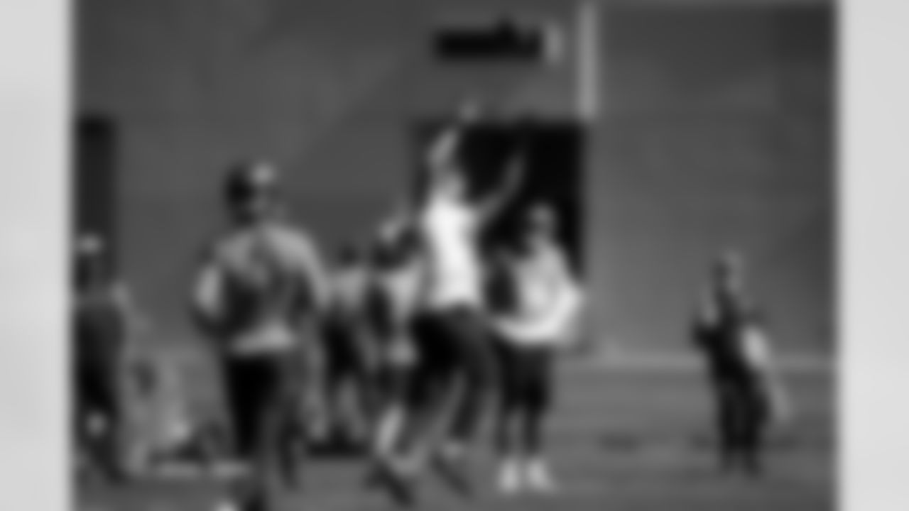 Talanoa Hufanga during practice on Friday, October 17, 2025 at Broncos Park Powered by CommonSpirit in Englewood, Colorado.
Photo by Gabriel Christus / Denver Broncos