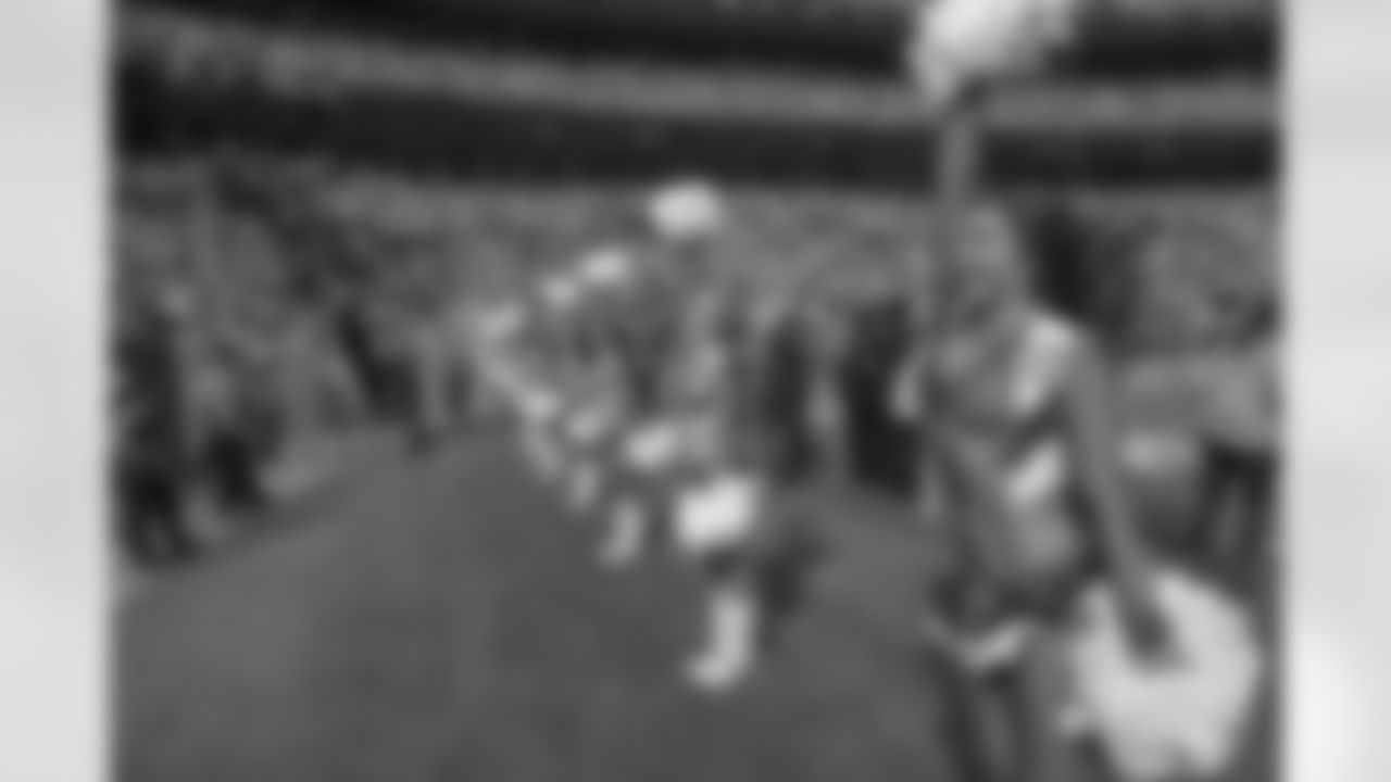 Denver Broncos Cheerleaders during the Broncos' Week 8 game against the Dallas Cowboys at Empower Field at Mile High in Denver, Colorado on October 26, 2025. Photo by Paul Cloud / Denver Broncos