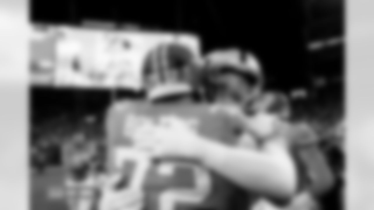 Garett Bolles (72) after the Broncos' Week 10 game against the Las Vegas Raiders at Empower Field at Mile High in Denver, Colorado on November 6, 2025. Photo by Ben Swanson / Denver Broncos