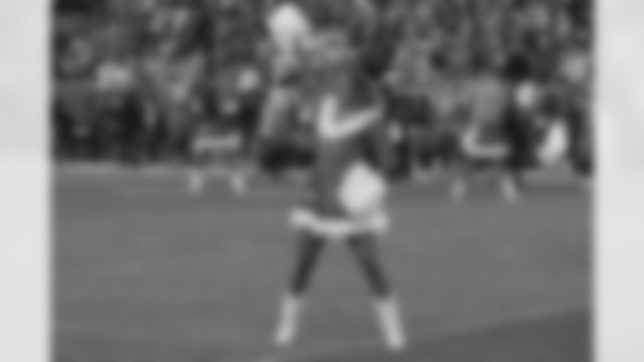 Denver Broncos Cheerleaders during the Broncos' Week 16 game against the Jacksonville Jaguars at Empower Field at Mile High in Denver, Colorado on December 21, 2025. Photo by Paul Cloud / Denver Broncos