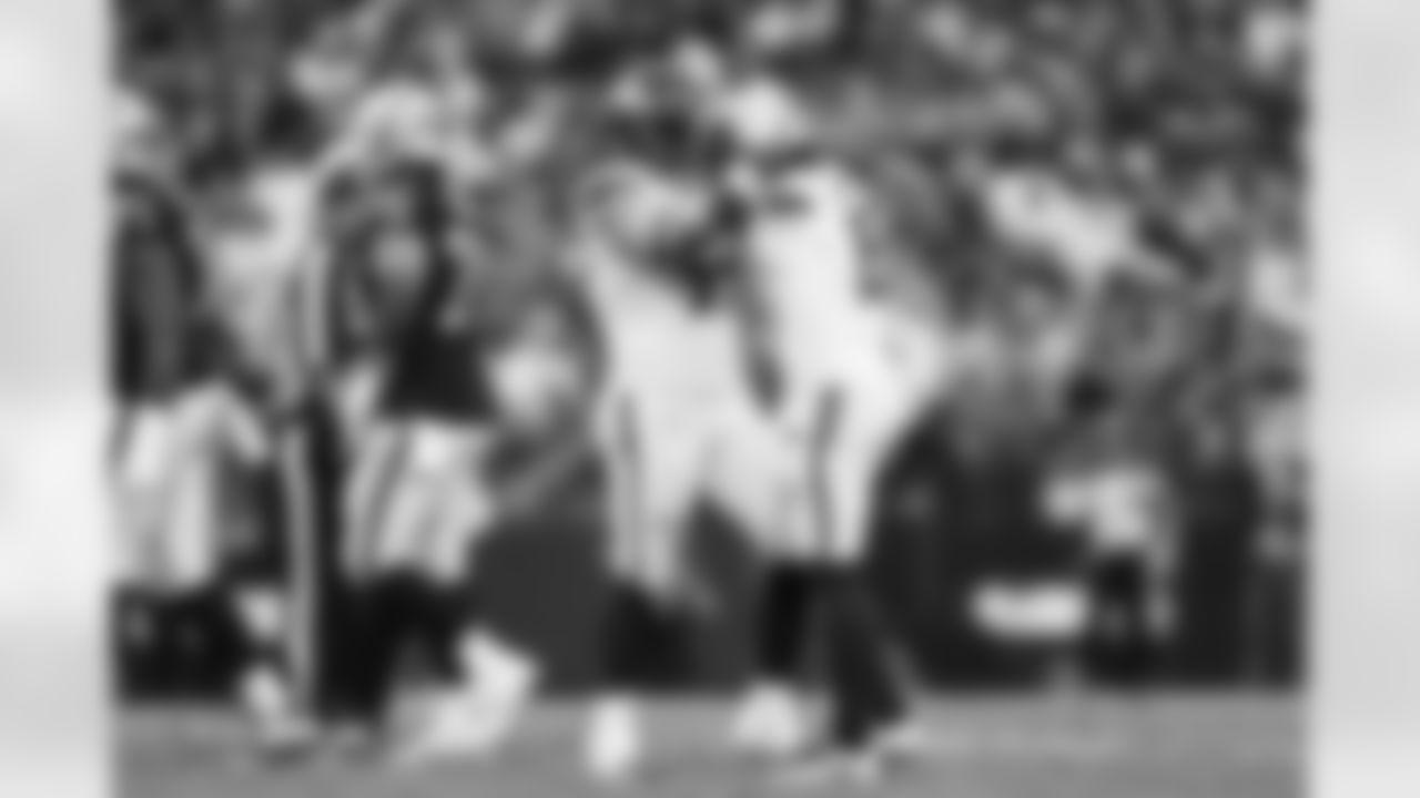 Nik Bonitto (15) during the Broncos' Week 14 game against the Las Vegas Raiders at Allegiant Stadium in Las Vegas, Nevada on December 7, 2025. Photo by Gabriel Christus / Denver Broncos