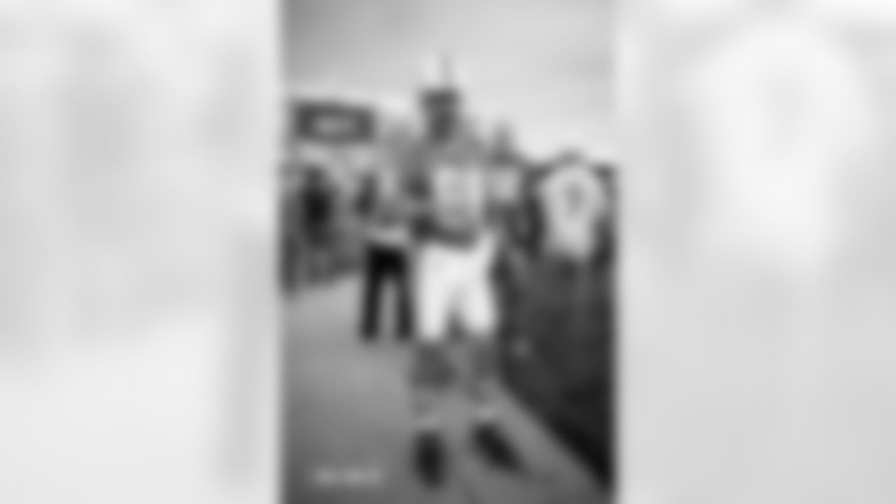 Fans mingle on Mane Street before the Broncos' Week 8 game against the Dallas Cowboys at Empower Field at Mile High in Denver, Colorado on October 26, 2025. Photo by Ben Swanson / Denver Broncos