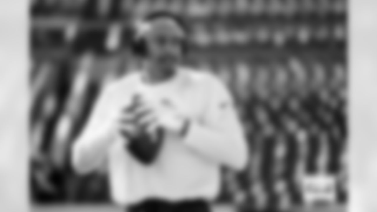 Courtland Sutton looks on before the Broncos' Divisional Round playoff game against the Buffalo Bills at Empower Field at Mile High in Denver, Colorado on January 17, 2026. Photo by Ben Swanson / Denver Broncos