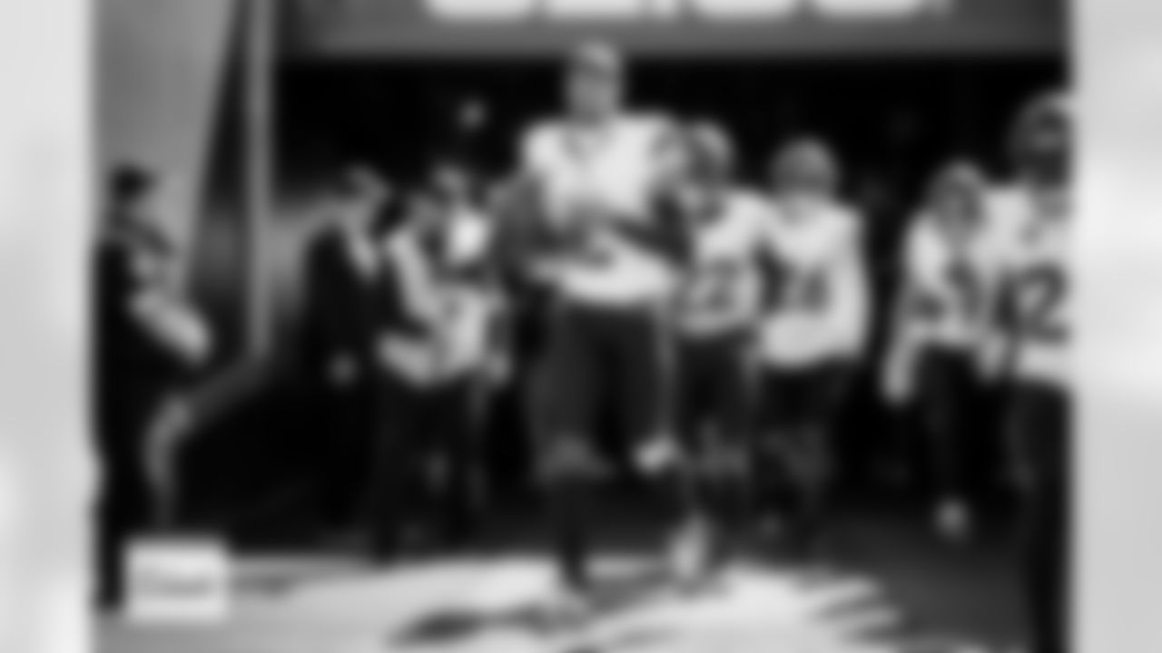 Denver Broncos cornerback Pat Surtain II (2) runs out of the tunnel before the Broncos' Week 5 game against the Philadelphia Eagles at Lincoln Financial Field in Philadelphia, Pennsylvania on October 5, 2025. Photo by Ben Swanson / Denver Broncos