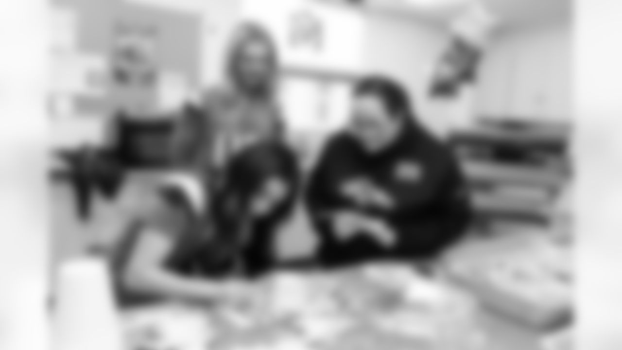 Photos during the CommonSpirit teacher appreciation lunch on Tuesday, March 3, 2026 at Fort Morgan High School in Fort Morgan, Colorado. Photo by Gavin Liddell / Denver Broncos