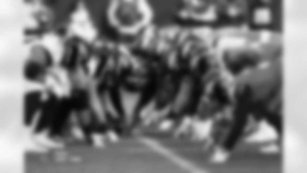 The line of scrimmage during the Broncos' Week 16 game against the Jacksonville Jaguars at Empower Field at Mile High in Denver, Colorado on December 21, 2025. Photo by Ben Swanson / Denver Broncos