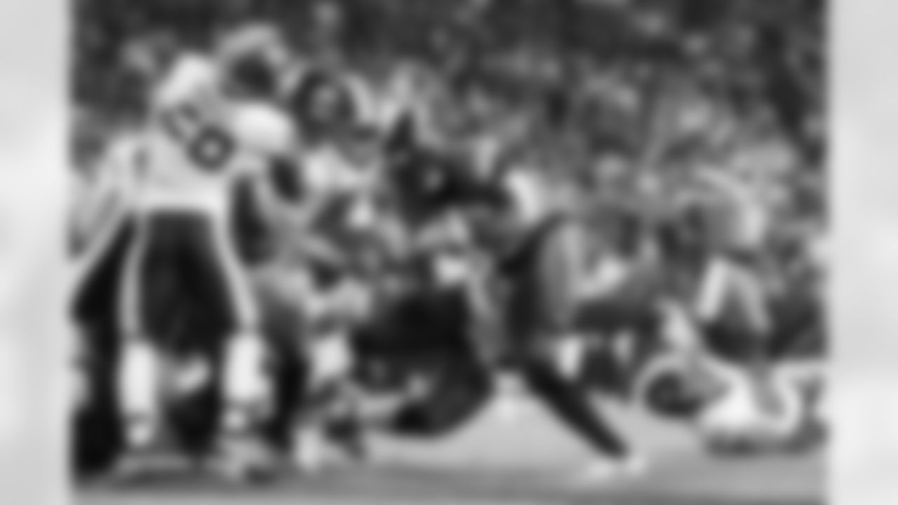 RJ Harvey during the Broncos' Week 13 game against the Washington Commanders at Northwest Stadium in Landover, Maryland on November 30, 2025. Photo by Gabriel Christus / Denver Broncos