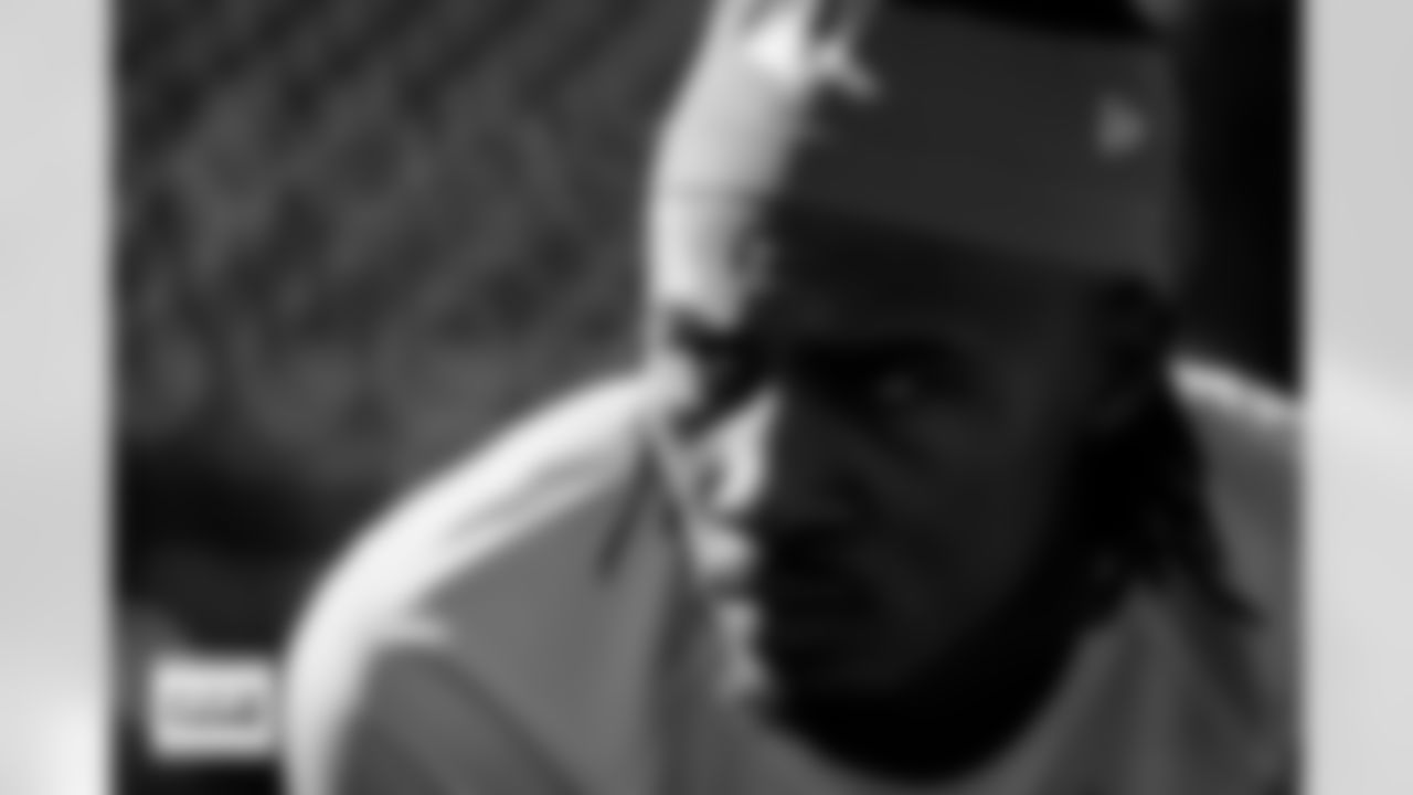 Pat Bryant before the Broncos' Week 11 game against the Kansas City Chiefs at Empower Field at Mile High in Denver, Colorado on November 16, 2025. Photo by Ben Swanson / Denver Broncos