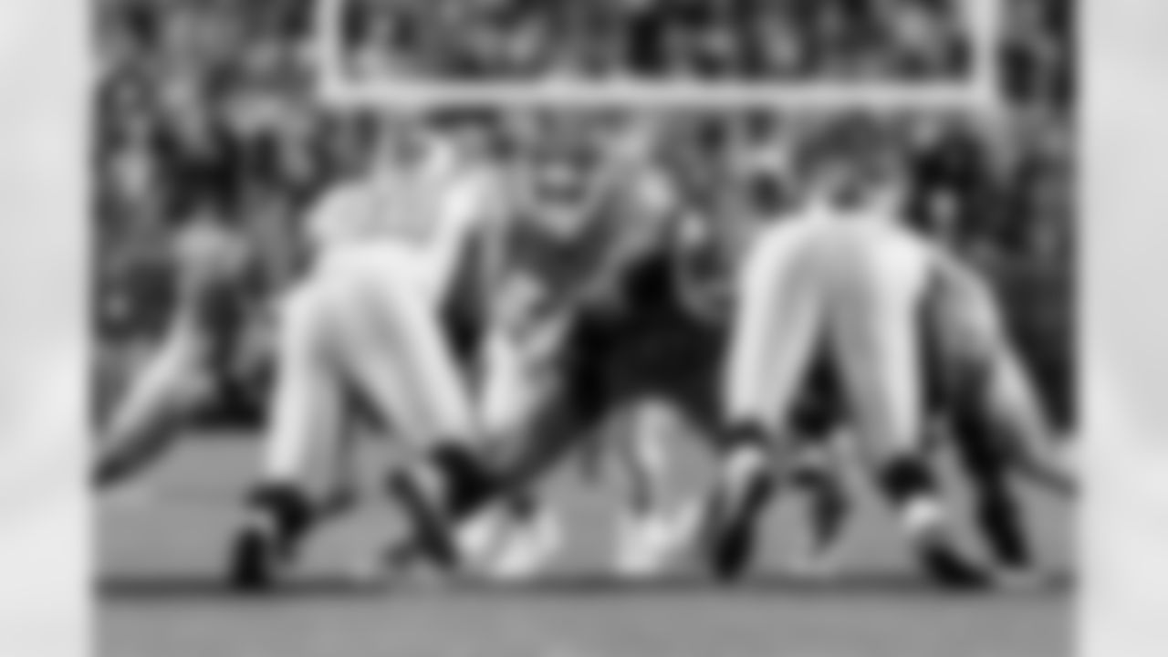 Denver Broncos quarterback Bo Nix (10) sneaks the football across the line for a first down during the Broncos' Week 10 game against the Las Vegas Raiders at Empower Field at Mile High in Denver, Colorado on November 6, 2025. Photo by Gavin Liddell / Denver Broncos