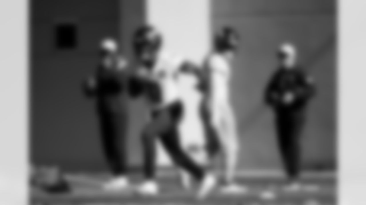 Troy Franklin during practice at Broncos Park Powered by CommonSpirit in Englewood, Colorado on October 30, 2025. Photo by Gabriel Christus / Denver Broncos