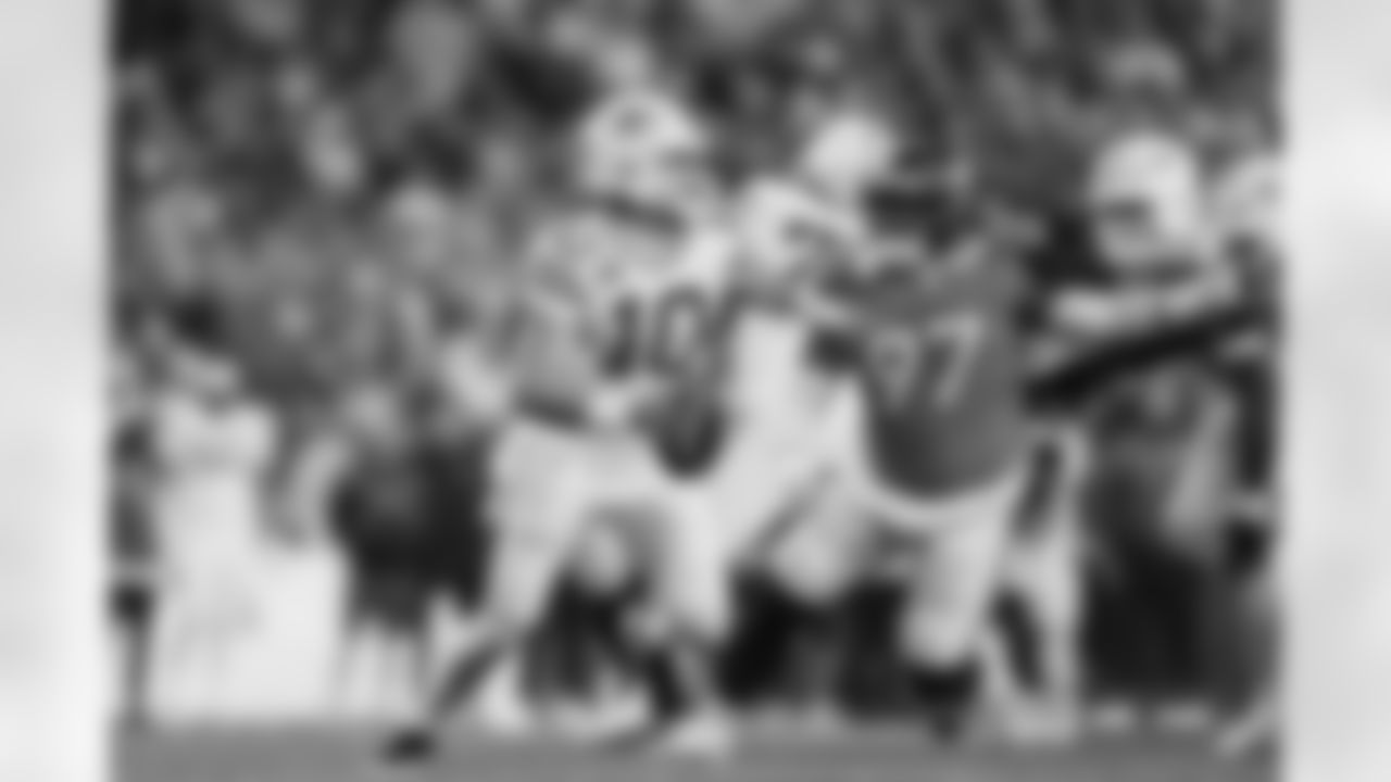 Malcolm Roach (97) during the Broncos' Week 15 game against the Green Bay Packers at Empower Field at Mile High in Denver, Colorado on December 14, 2025. Photo by Gabriel Christus / Denver Broncos