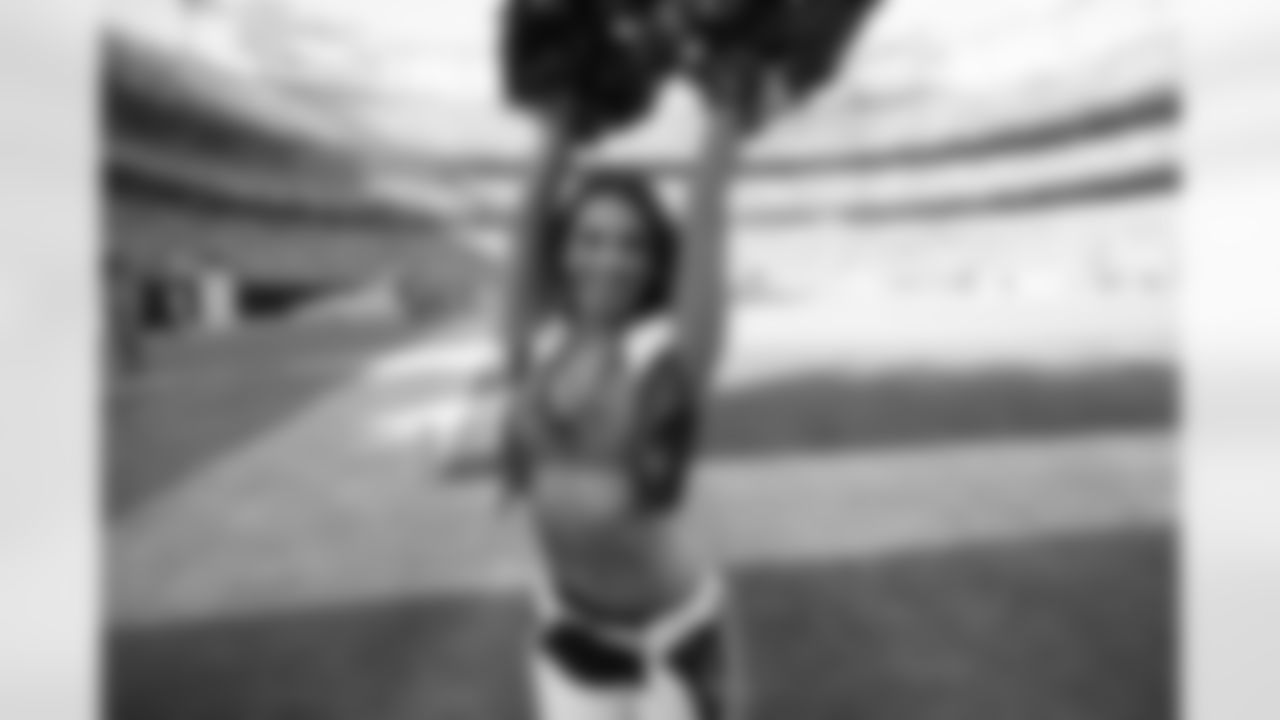 Denver Broncos Cheerleaders during the Broncos' Week 15 game against the Green Bay Packers at Empower Field at Mile High in Denver, Colorado on December 14, 2025. Photo by Paul Cloud / Denver Broncos