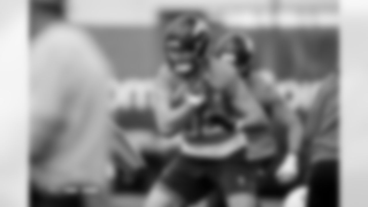 Adam Trautman during practice at Broncos Park Powered by CommonSpirit in Englewood, Colorado on December 11, 2025. Photo by Ben Swanson / Denver Broncos