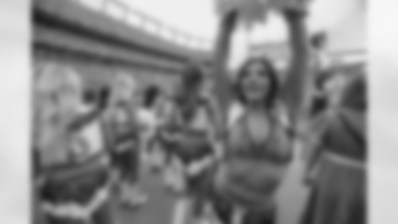 Denver Broncos Cheerleaders during the Broncos' Week 8 game against the Dallas Cowboys at Empower Field at Mile High in Denver, Colorado on October 26, 2025. Photo by Paul Cloud / Denver Broncos