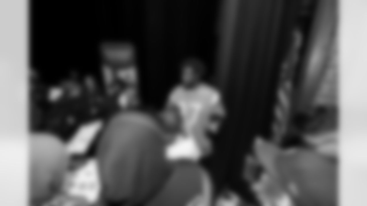 Denver Broncos alumni, cheer and players participated in ENT Adventures in Realiity on Tuesday, December 9, 2025 at Manual High School in Denver, Colorado.
Photo by Gabriel Christus / Denver Broncos