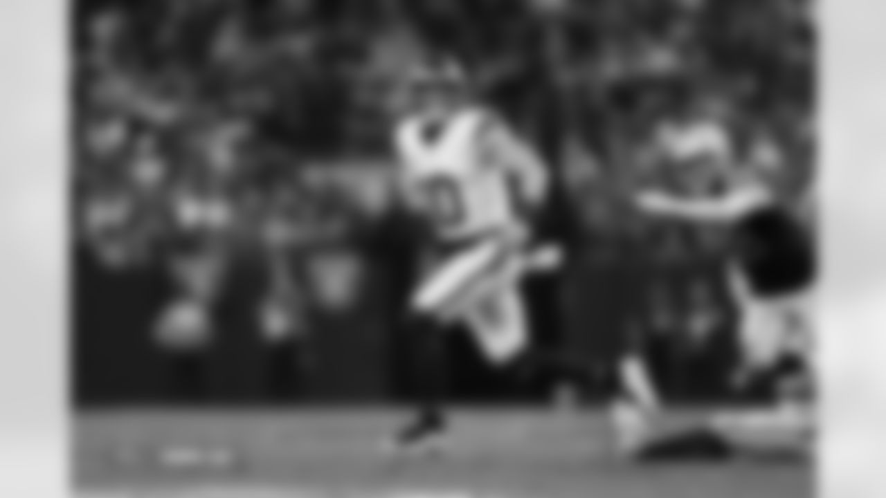 Bo Nix (10) during the Broncos' Week 14 game against the Las Vegas Raiders at Allegiant Stadium in Las Vegas, Nevada on December 7, 2025. Photo by Gabriel Christus / Denver Broncos