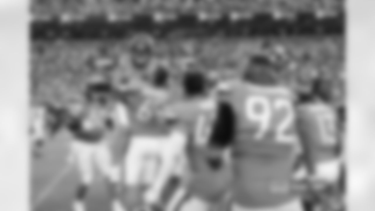 Wil Lutz during the Broncos' Week 7 game against the New York Giants at Empower Field at Mile High in Denver, Colorado on October 19, 2025. Photo by Gabriel Christus / Denver Broncos