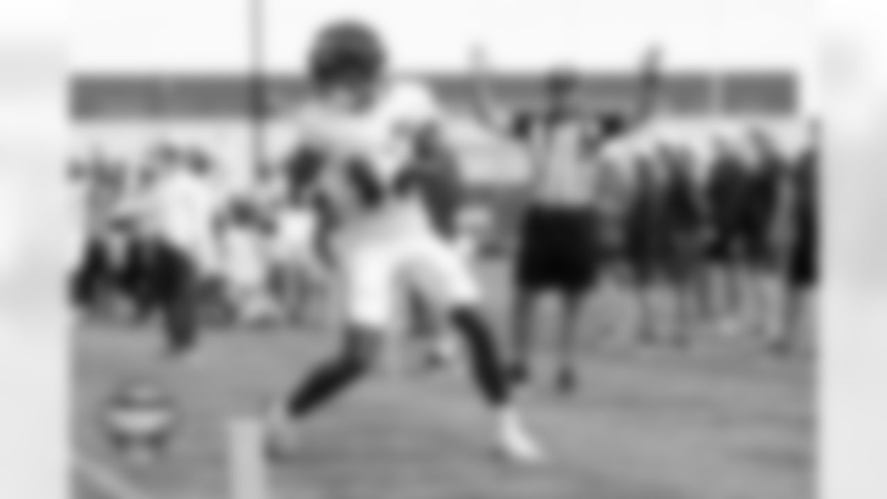 Courtland Sutton during a training camp practice at Broncos Park Powered by CommonSpirit on Saturday, August 2, 2025 in Englewood, Colorado.
Photo by Gabriel Christus / Denver Broncos