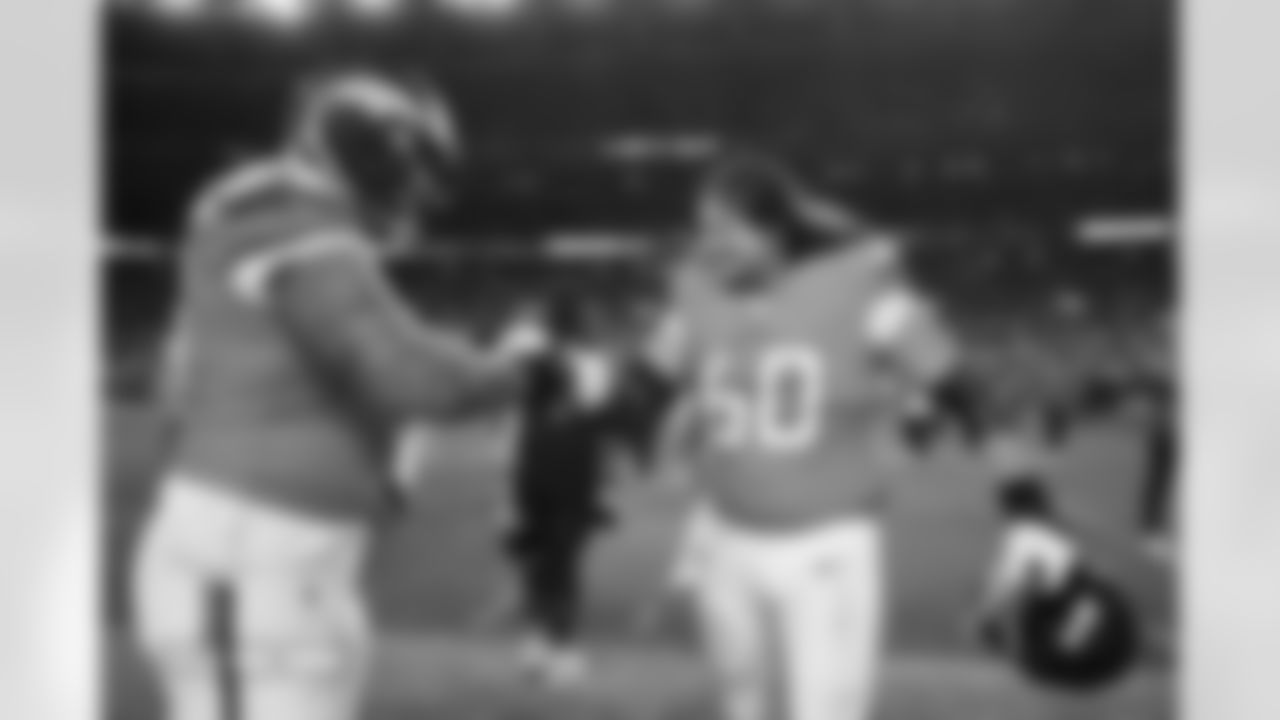 Luke Wattenberg (60) during the Broncos' Week 11 game against the Kansas City Chiefs at Empower Field at Mile High in Denver, Colorado on November 16, 2025. Photo by Gavin Liddell / Denver Broncos