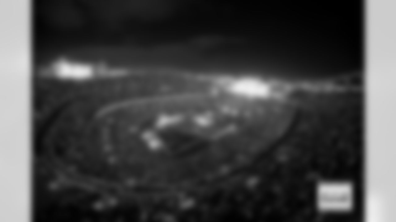 Denver Broncos Cheerleaders perform during "Let's Glow Back" light-up halftime show of the Broncos' Week 10 game against the Las Vegas Raiders at Empower Field at Mile High in Denver, Colorado on November 6, 2025. Photo by Gabriel Christus / Denver Broncos