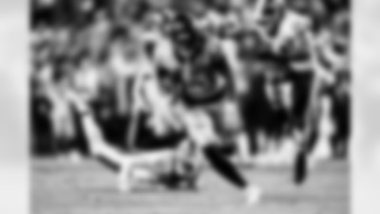 Denver Broncos wide receiver Pat Bryant (13) runs with the ball on a reception during the Broncos' Week 13 game against the Washington Commanders at Northwest Stadium in Landover, Maryland on November 30, 2025. Photo by Ben Swanson / Denver Broncos