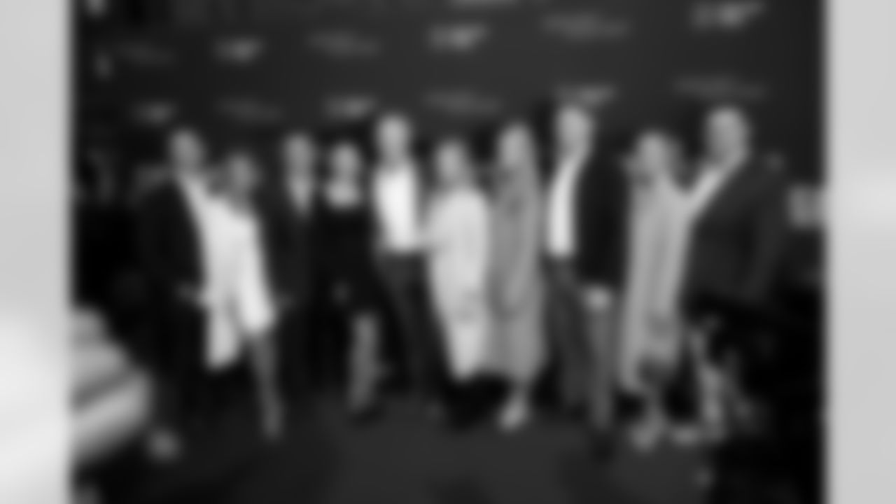 John Elway and family on the red carpet at the movie premiere for the Netflix documentary "Elway" at the Ellie Caulkins Opera House in Denver, Colorado on November 8, 2025. Photo by Ben Swanson / Denver Broncos