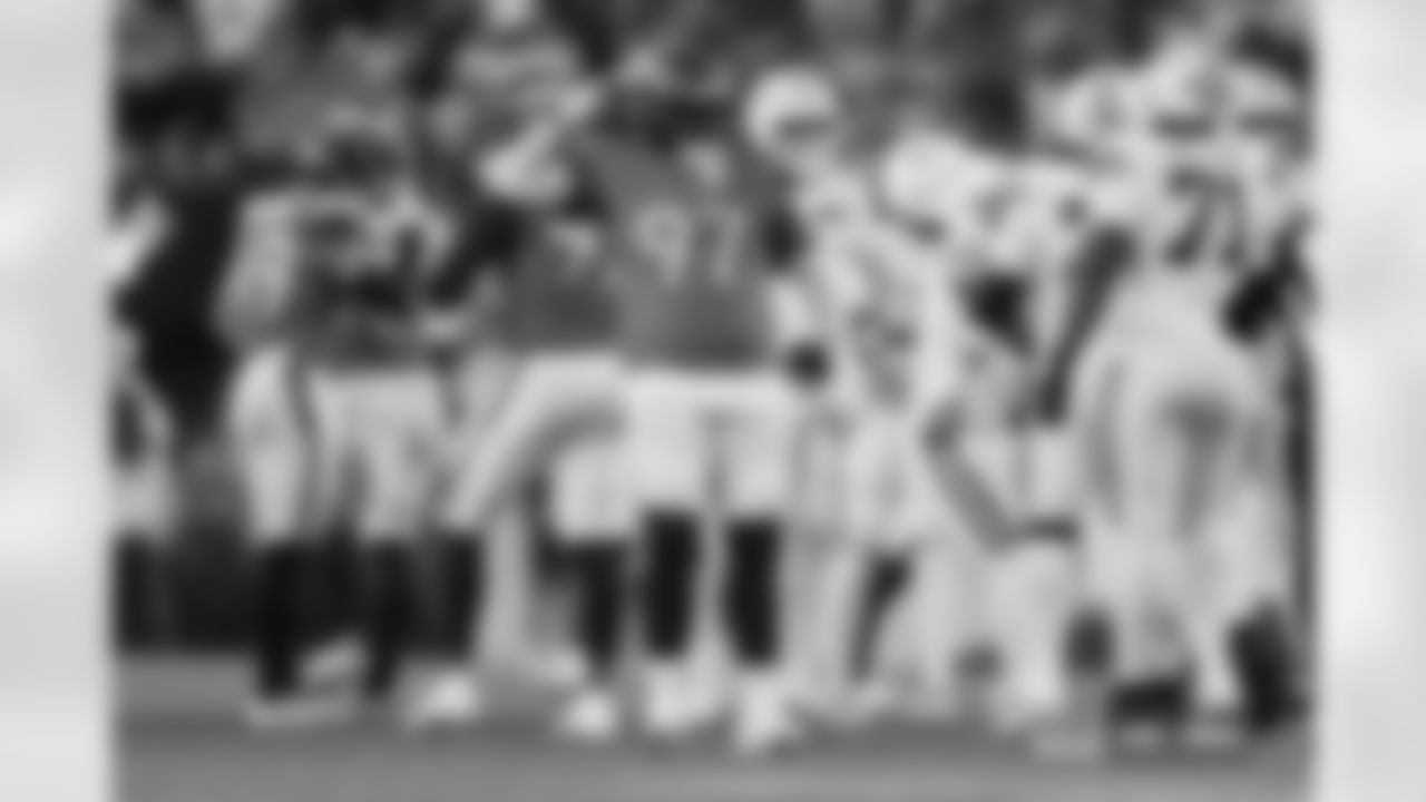 Malcolm Roach (97) during the Broncos' Week 15 game against the Green Bay Packers at Empower Field at Mile High in Denver, Colorado on December 14, 2025. Photo by Gabriel Christus / Denver Broncos