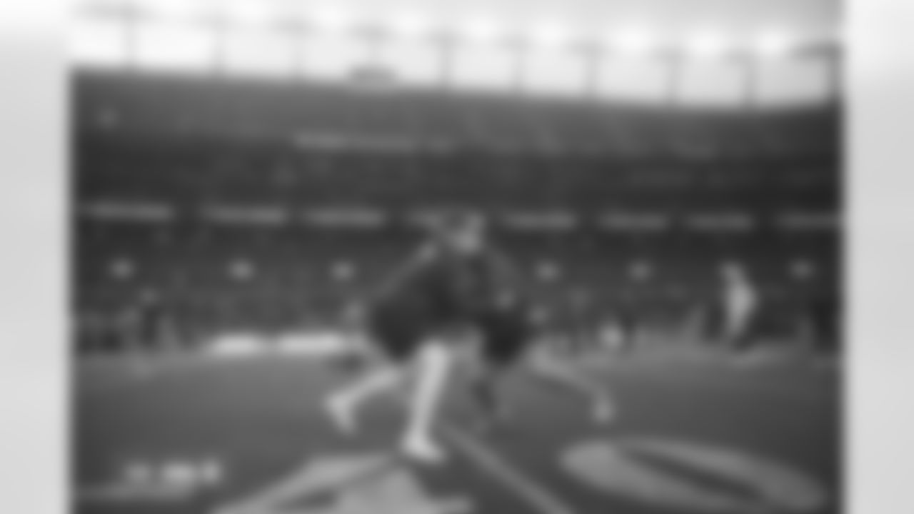 Frank Crum photographed on film during the Broncos' Week 10 game against the Las Vegas Raiders at Empower Field at Mile High in Denver, Colorado on November 7, 2025. Photo by Ben Swanson / Denver Broncos