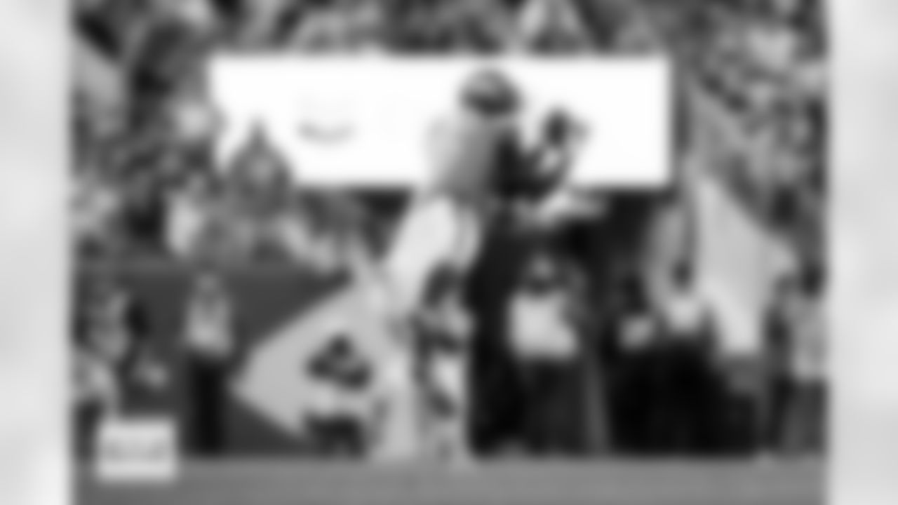 during the Broncos' Week 15 game against the Green Bay Packers at Empower Field at Mile High in Denver, Colorado on December 14, 2025. Photo by Gabriel Christus / Denver Broncos