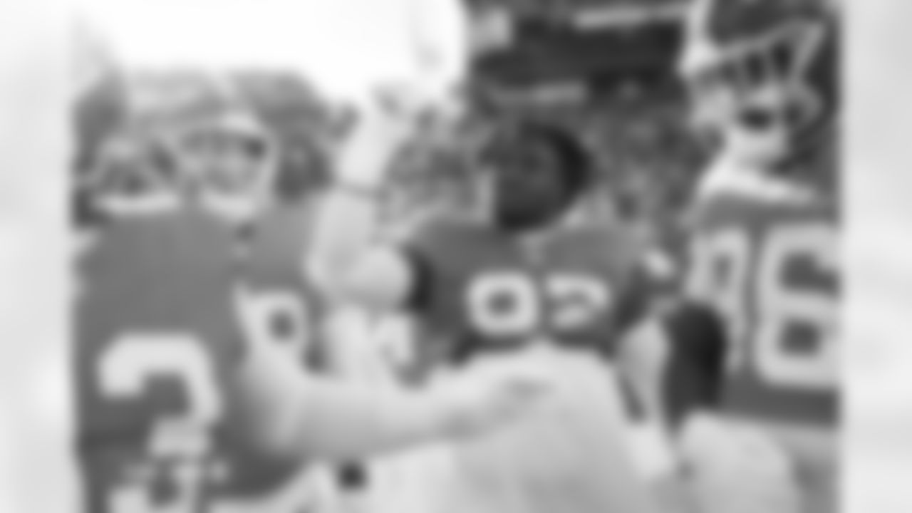 Malcolm Roach (97) before the Broncos' Week 18 game against the Los Angeles Chargers at Empower Field at Mile High in Denver, Colorado on January 4, 2026. Photo by Ben Swanson / Denver Broncos