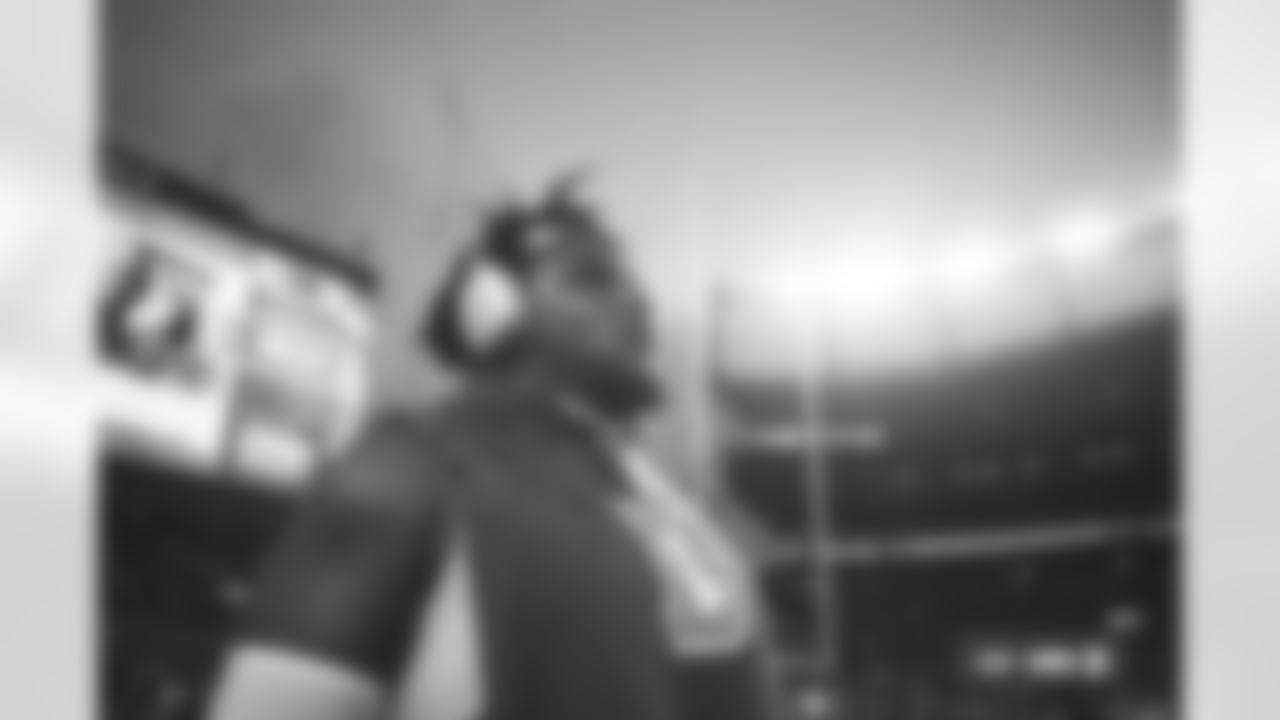 Malcolm Roach photographed on film during the Broncos' Week 10 game against the Las Vegas Raiders at Empower Field at Mile High in Denver, Colorado on November 7, 2025. Photo by Ben Swanson / Denver Broncos