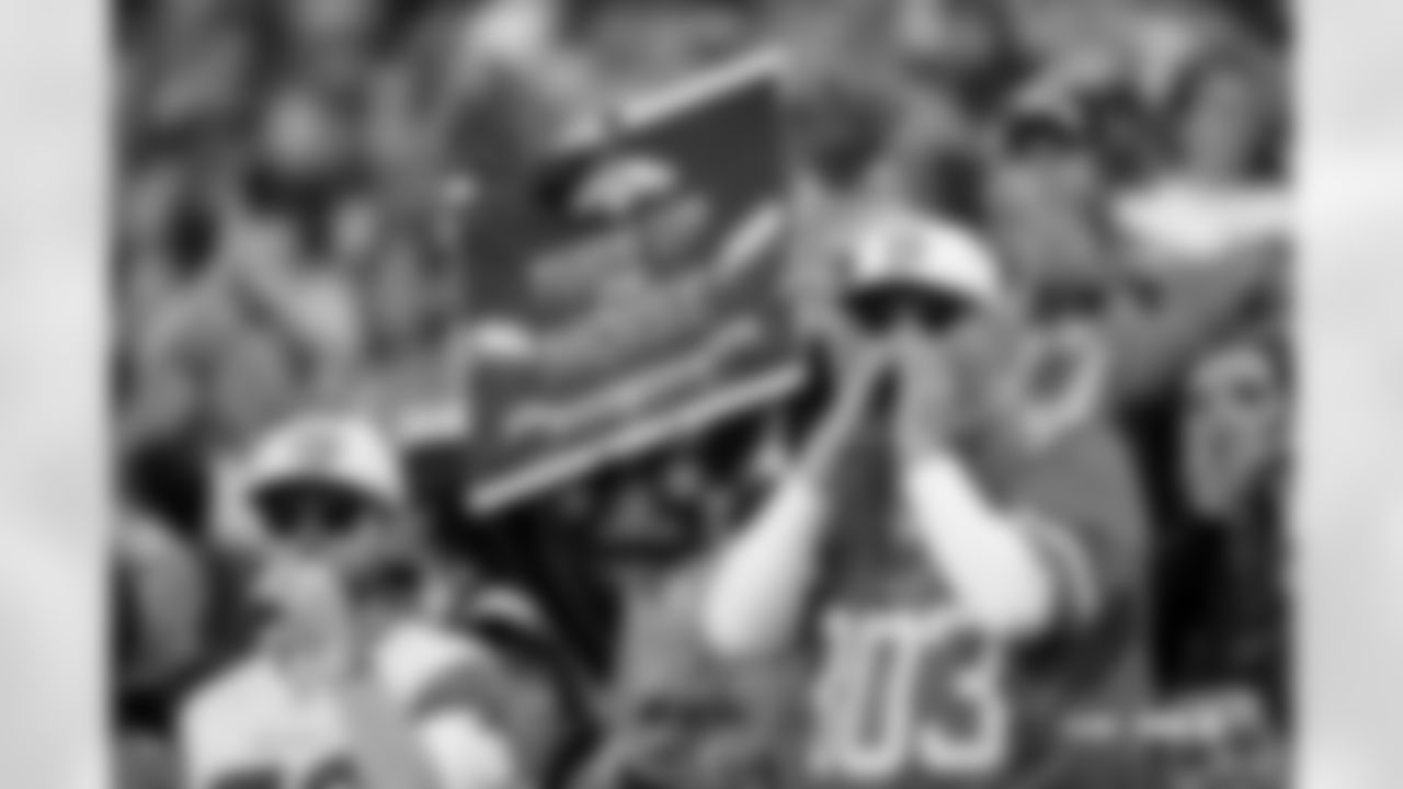 Fans yell during the Broncos' Week 18 game against the Los Angeles Chargers at Empower Field at Mile High in Denver, Colorado on January 4, 2026. Photo by Ben Swanson / Denver Broncos