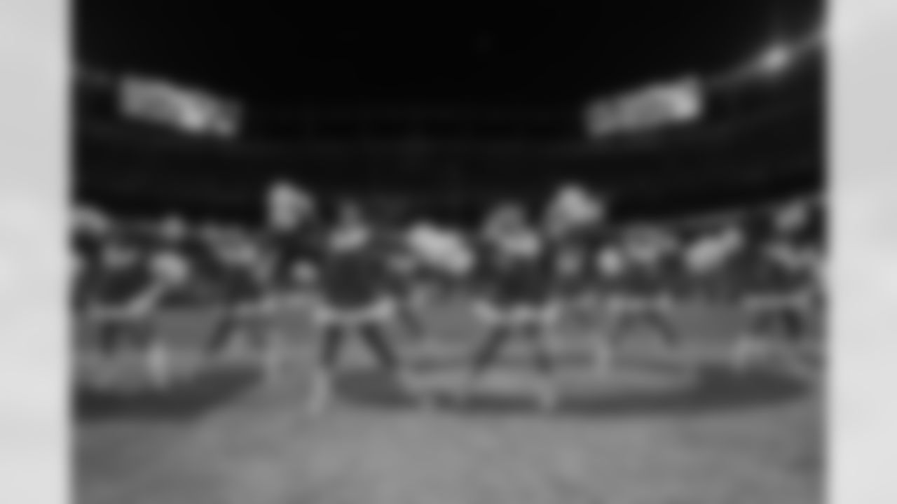 The Denver Broncos Cheerleaders perform during the Broncos Week 16 game vs. the New England Patriots at Empower Field at Mile High in Denver, Colorado on December 24, 2023.