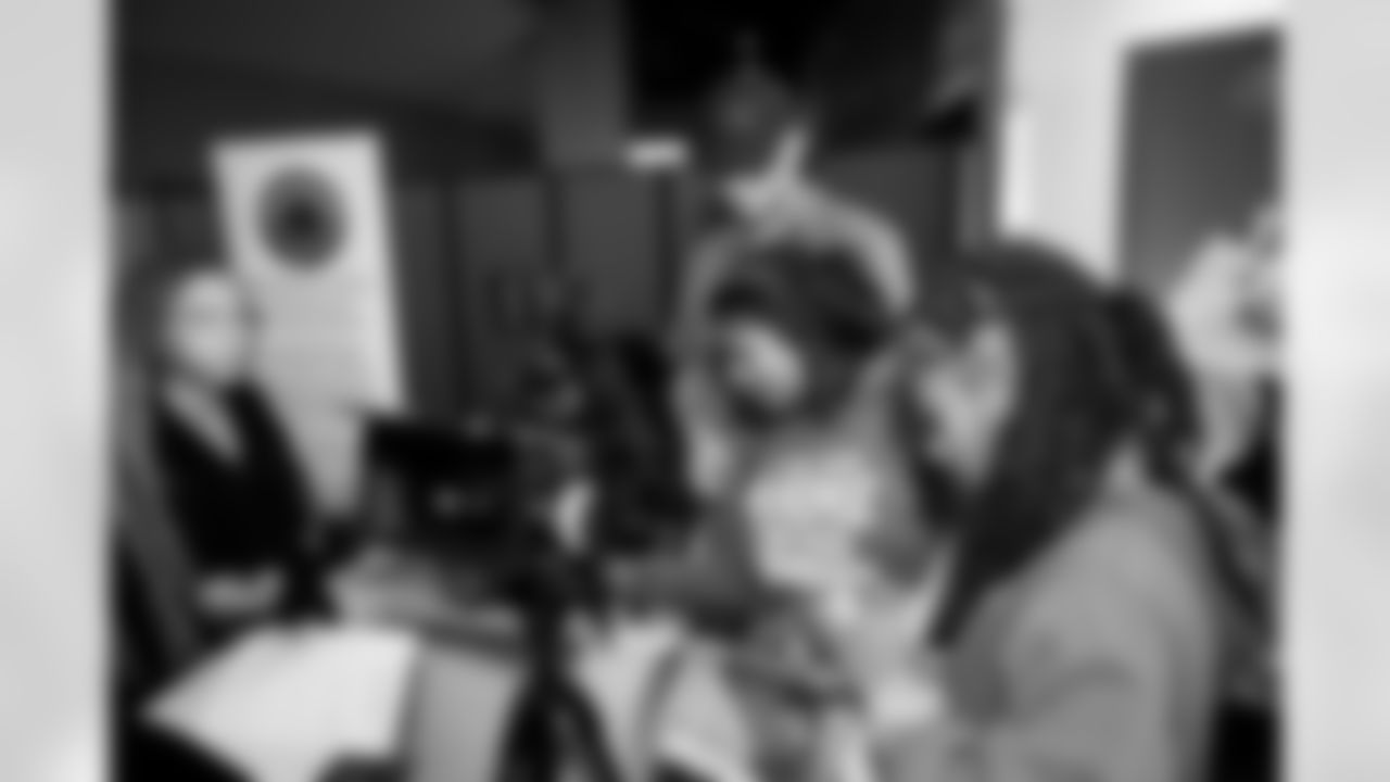 The Denver Broncos host Denver Public School's 8th Grade Career Fair at Empower Field at Mile High in Denver, Colorado on November 12, 2025. Photo by Ben Swanson / Denver Broncos