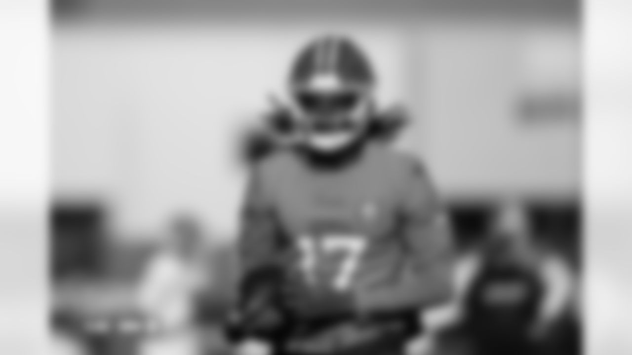 Lil'Jordan Humphrey during practice at Broncos Park Powered by CommonSpirit in Englewood, Colorado on January 2, 2026. Photo by Ben Swanson / Denver Broncos