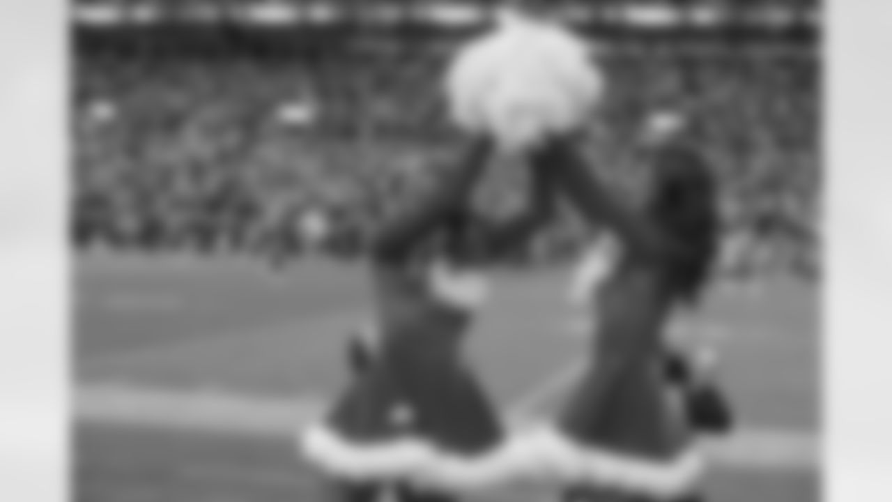 Denver Broncos Cheerleaders during the Broncos' Week 16 game against the Jacksonville Jaguars at Empower Field at Mile High in Denver, Colorado on December 21, 2025. Photo by Paul Cloud / Denver Broncos