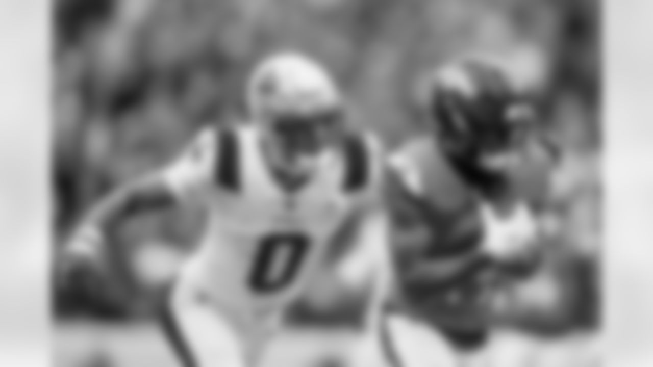 Denver Broncos wide receiver Marvin Mims Jr. (19) catches a deep ball during the AFC Championship Game between the Denver Broncos and New England Patriots at Empower Field at Mile High in Denver, Colorado on January 25, 2026. Photo by Gavin Liddell / Denver Broncos