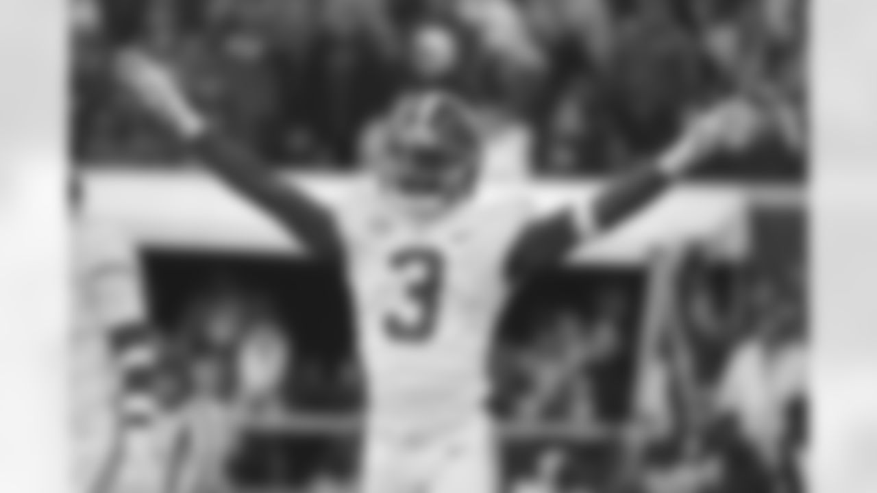 Round 1, No. 12 overall

"Things will get extremely interesting at this pick. The Denver Broncos don't have a second-round pick or a bonafide starting quarterback option on the roster. That's led to many assumptions they'll grab Bo Nix or Michael Penix Jr. here, but the buzz around both players is they'll fall to Day 2."- Ian Valentino, The 33rd Team (April 24)

"The Broncos need a quarterback, but after the early run on the position in this exercise, they take the top cornerback in Daniel Jeremiah's prospect rankings. Arnold is a dawg with the ability to lock down WR1s at the next level. Putting him opposite Patrick Surtain II would make this CB duo a nightmare for any offense." – Maurice Jones-Drew, NFL.com (April 4)

"For the Broncos, Arnold has the SEC pedigree, and after the success with Patrick Surtain [II], going back to the Alabama well was an easy choice." – Ryan Wilson, CBS Sports (March 19)

"When you're stuck in a division with Patrick Mahomes for the foreseeable future, it might help to have a couple of lockdown corners to slow him down." – Danny Kelly, The Ringer (March 15)

"I debated passing on a cornerback here. With Patrick Surtain II, the CB1 spot is clearly secured in Denver, and the emergence of Ja'Quan McMillian this season is huge for the slot corner position. With Riley Moss waiting in the wings, the Broncos could pass on drafting their CB2 here and go after OL or DL help—but I love the idea of a high-ceiling prospect in Arnold, who is wicked quick and physical as all get out, running opposite Surtain." – The Ringer (Feb. 14)

"The combination of Patrick Surtain II and Terrion Arnold gives Denver one of the best cornerback rooms in football, in theory." – Josh Edwards, CBS Sports (Jan. 18)

"There won't be a consensus CB1, but Arnold has the best package of traits — and I know several NFL scouts who feel the same way. Though he's not the most disciplined corner in the draft, Arnold is a top-tier athlete with outstanding competitiveness and ball production (17 passes defended and five interceptions in 2023)." – Dane Brugler, The Athletic (Jan. 16)

(AP Photo/Thomas Graning)