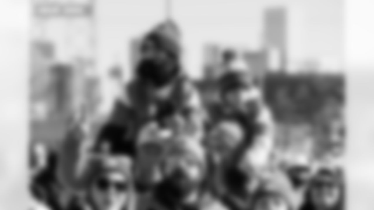 Denver Broncos fans before the Broncos' Divisional Round playoff game against the Buffalo Bills at Empower Field at Mile High in Denver, Colorado on January 17, 2026. Photo by Gavin Liddell / Denver Broncos