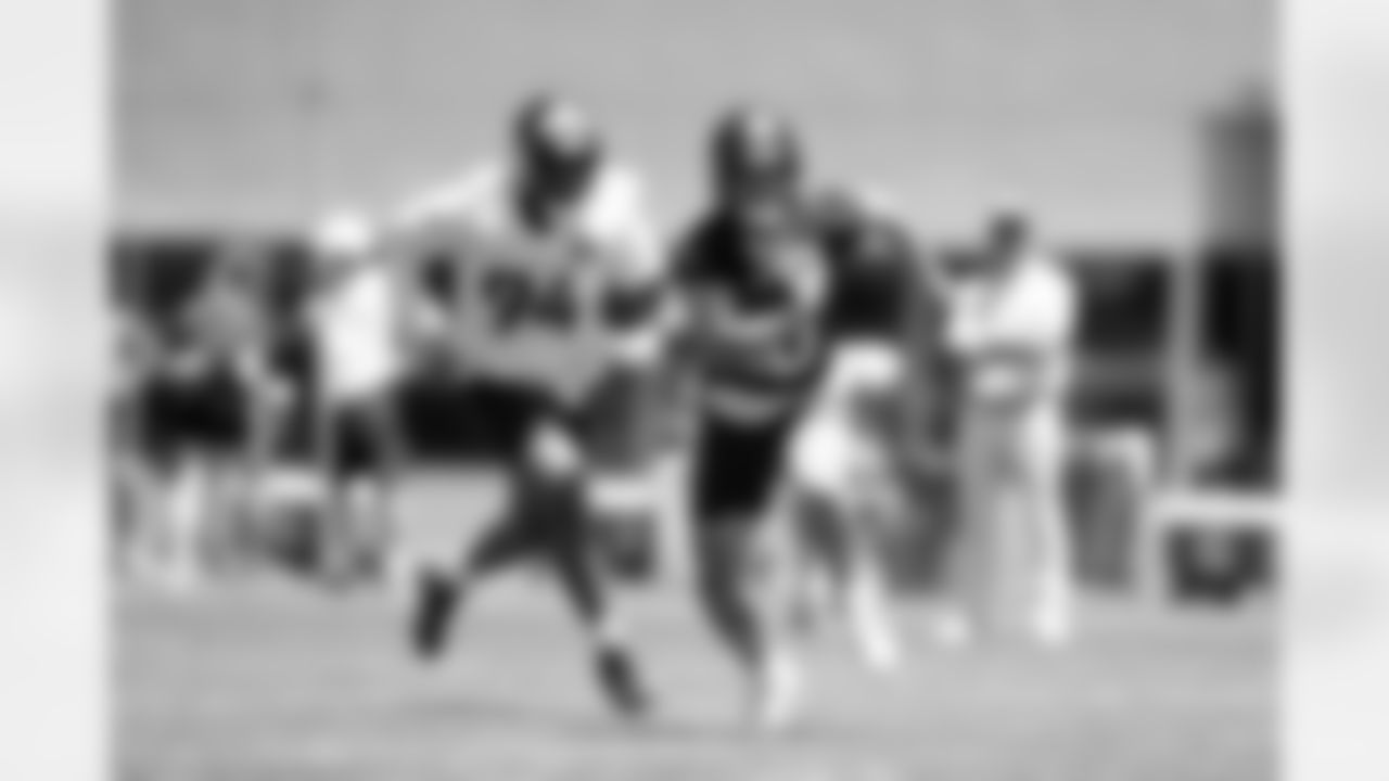 Bo Nix and Jordan Jackson during Minicamp on Tuesday, June 10, 2025 at Broncos Park Powered by CommonSpirit in Englewood, Colorado.
Photo by Gabriel Christus / Denver Broncos
