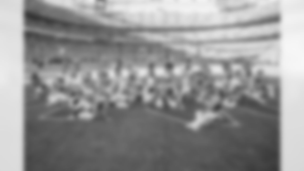 Denver Broncos Cheerleaders perform during the Broncos' Week 15 game against the Green Bay Packers at Empower Field at Mile High in Denver, Colorado on December 14, 2025. Photo by Adam Bratten / Denver Broncos