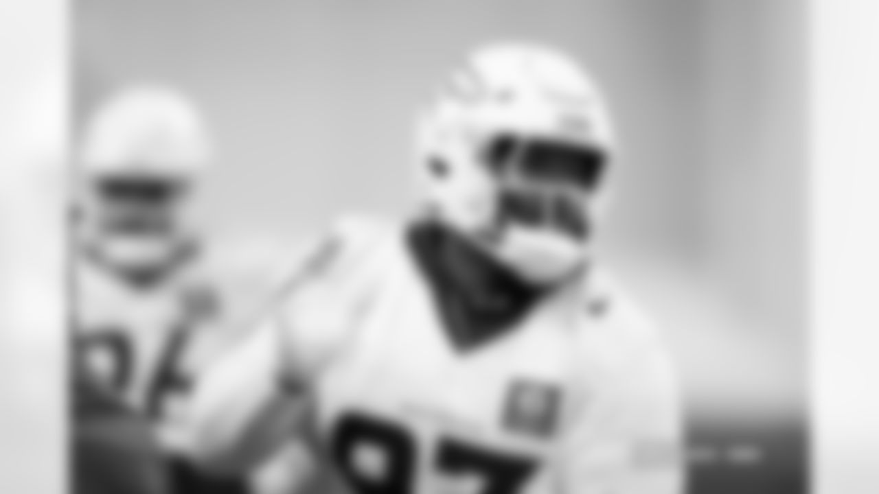 Malcolm Roach during practice on Thursday, December 18, 2025 at Broncos Park Powered by CommonSpirit in Englewood, Colorado.
Photo by Gabriel Christus / Denver Broncos