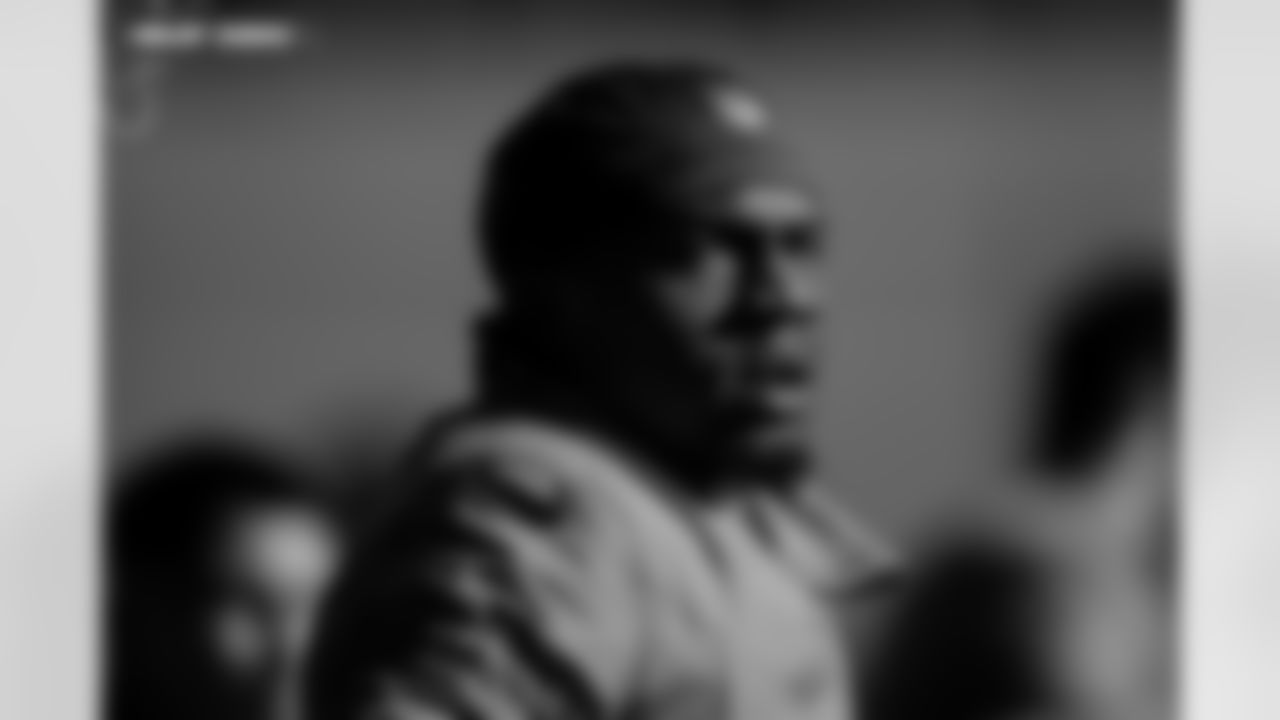 RJ Harvey during practice at Broncos Park Powered by CommonSpirit in Englewood, Colorado on January 15, 2026. Photo by Ben Swanson / Denver Broncos