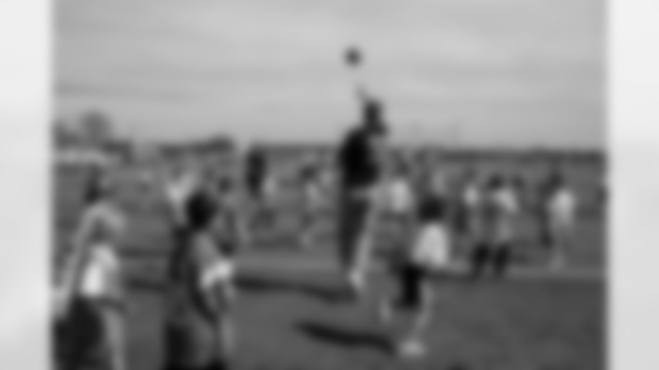 Kids participate with Bo Nix at his football camp on Saturday, May 17, 2025 at Valor Christian High School in Highlands Ranch, Colorado.
Photo by Gabriel Christus / Denver Broncos