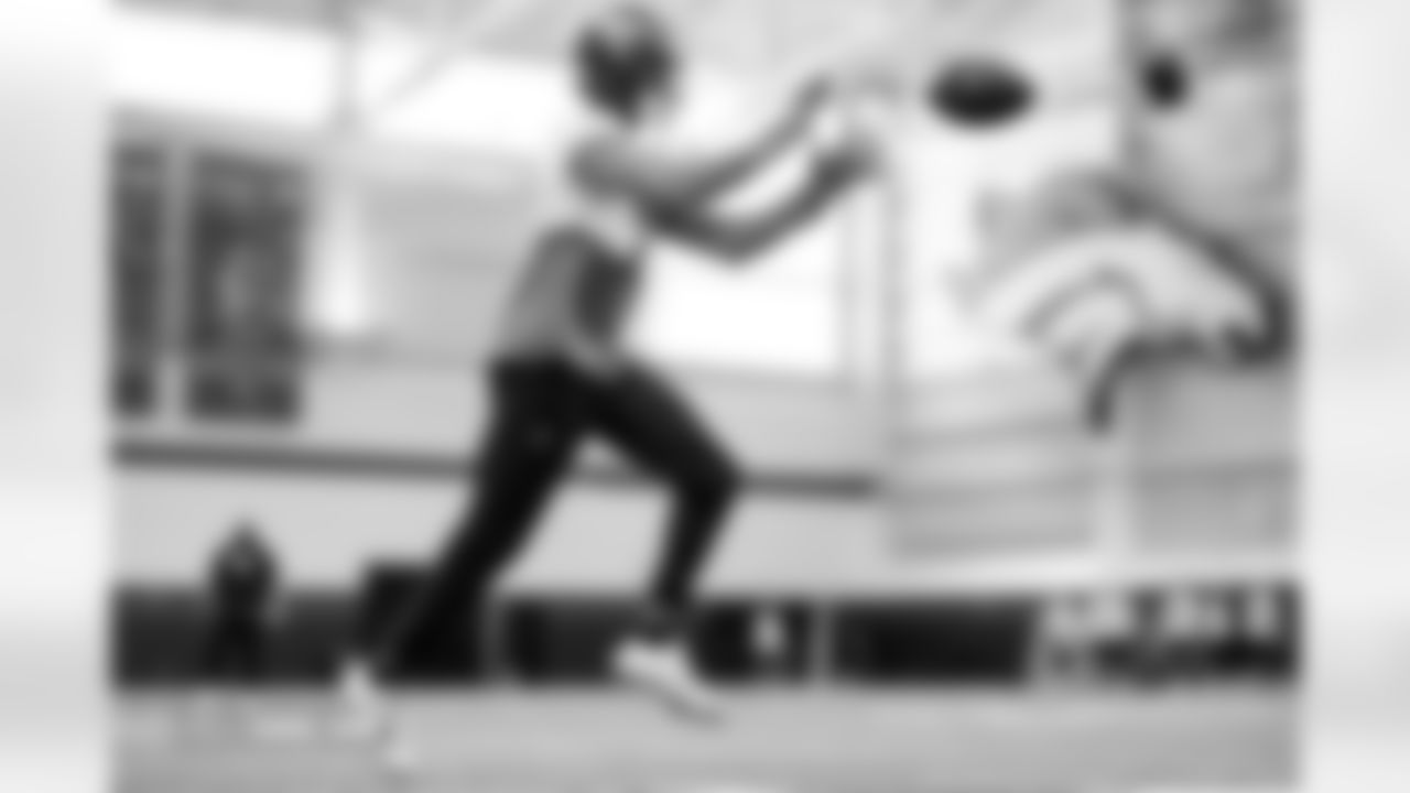 Pat Surtain II during practice at Broncos Park Powered by CommonSpirit in Englewood, Colorado on October 3, 2025. Photo by Ben Swanson / Denver Broncos