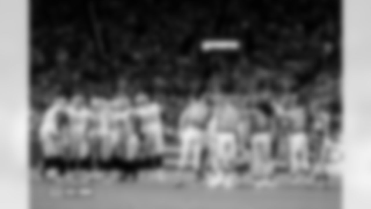 The defense during the Broncos' Week 10 game against the Las Vegas Raiders at Empower Field at Mile High in Denver, Colorado on November 6, 2025. Photo by Gavin Liddell / Denver Broncos