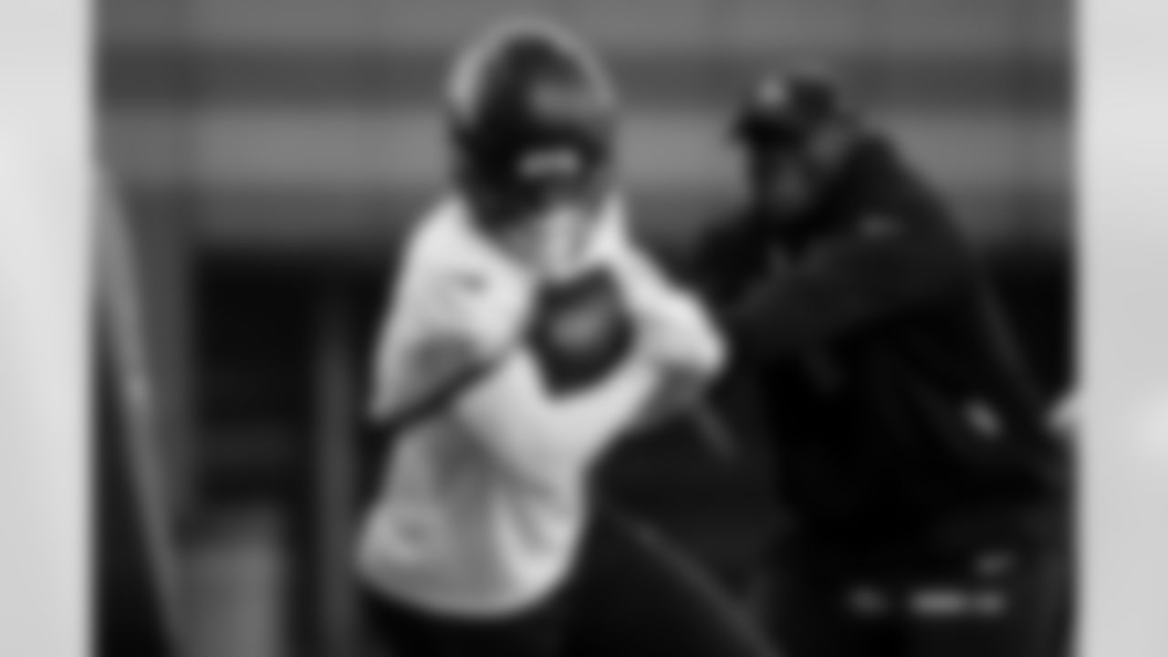 Pat Bryant during practice at Broncos Park Powered by CommonSpirit in Englewood, Colorado on December 4, 2025. Photo by Ben Swanson / Denver Broncos