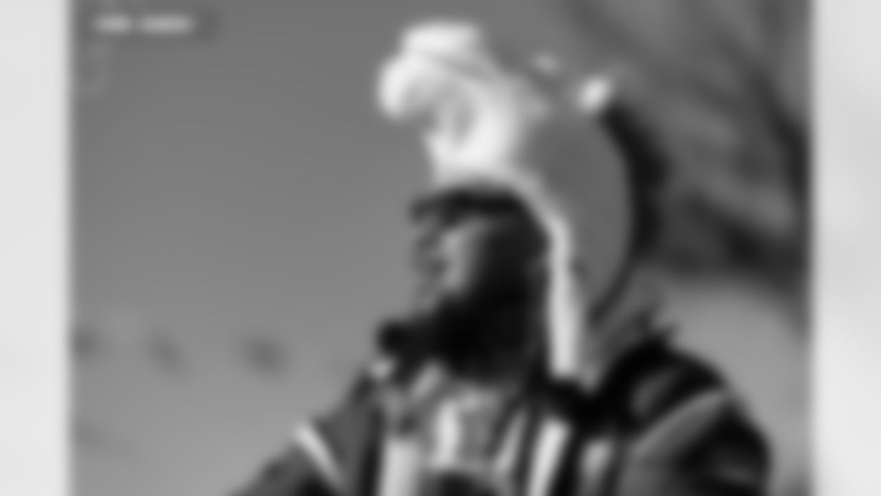 Fans during team arrivals before the AFC Championship Game between the Denver Broncos and New England Patriots at Empower Field at Mile High in Denver, Colorado on January 25, 2026. Photo by Ben Swanson / Denver Broncos